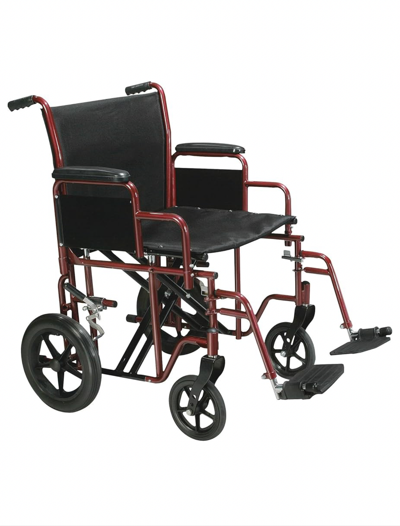 Drive Medical BTR20-R Bariatric Heavy Duty Transport Wheelchair, 20" Seat Width