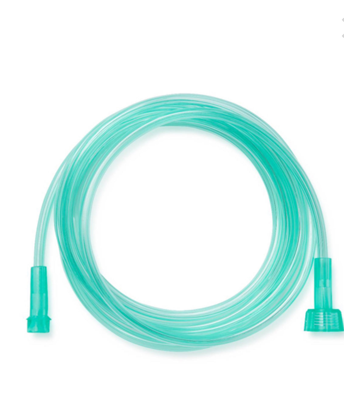 Crush Resistant Oxygen Tubing With Standard Connector