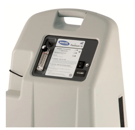 Invacare Platinum 10 Oxygen Concentrator with O2 Sensor